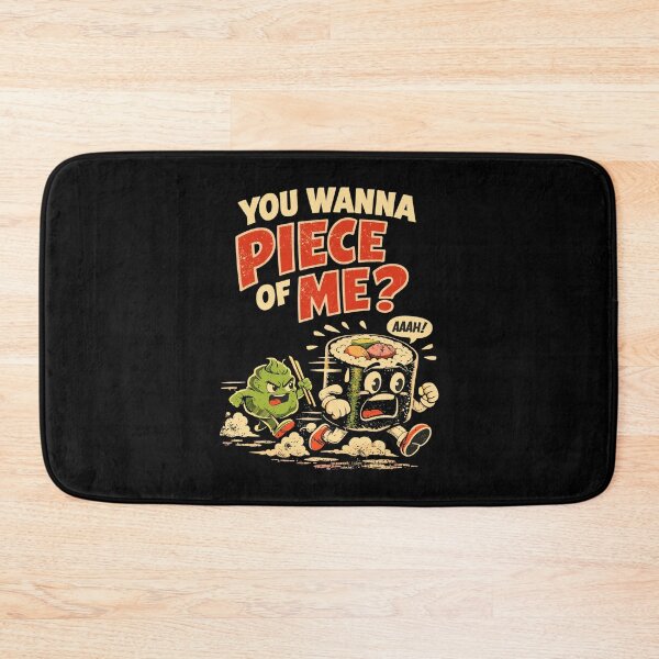 Item preview, Wasabi Hunt: Retro Sushi Saying – Piece of Me? designed and sold by Pineapple-Tree.