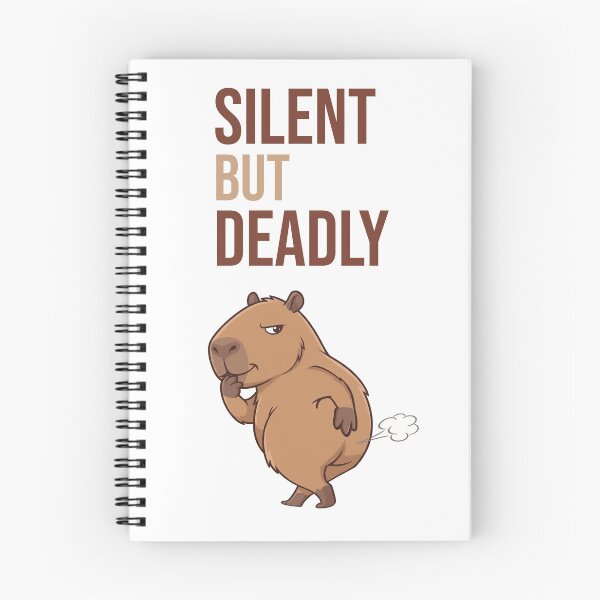 Item preview, Silent But Deadly Capybara – Funny Meme Design designed and sold by Sir Capy B.