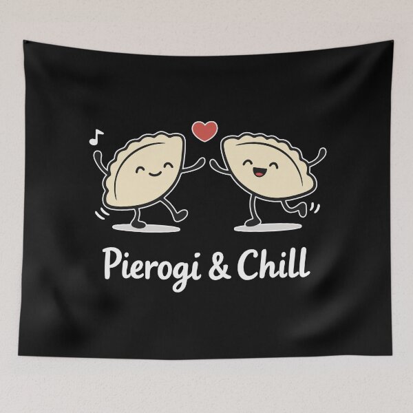 Item preview, Pierogi & Chill: Fun Dancing Pierogi Poland designed and sold by Pineapple-Tree.
