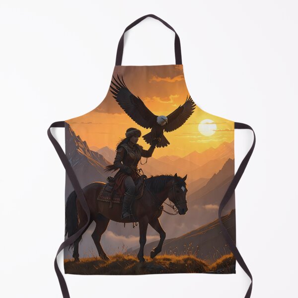Item preview, Eagle Hunter Fantasy — Nomad Rider and Epic Eagle designed and sold by Schoenenwald - Illustrations Uniques et Originales.