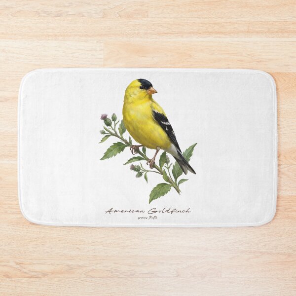 Item preview, American Goldfinch on Thistle Flower designed and sold by Takeda-art.