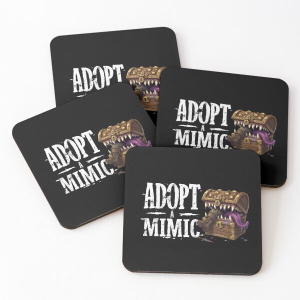 Item preview, Adopt A Mimic Funny Tabletop RPG Monster designed and sold by Fenay Designs.