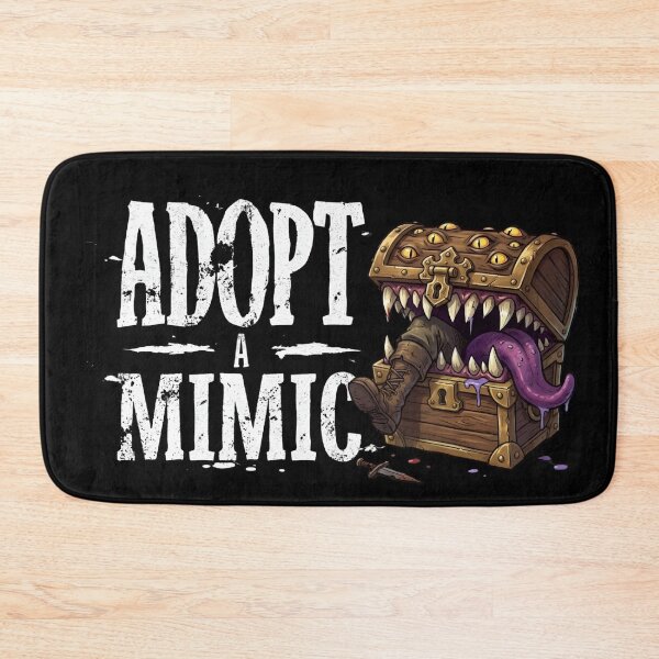 Item preview, Adopt A Mimic Funny Tabletop RPG Monster designed and sold by Fenay Designs.