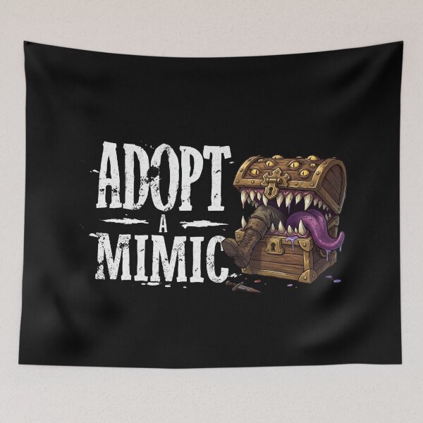 Item preview, Adopta un divertido monstruo de rol de mesa que imita designed and sold by Fenay Designs.