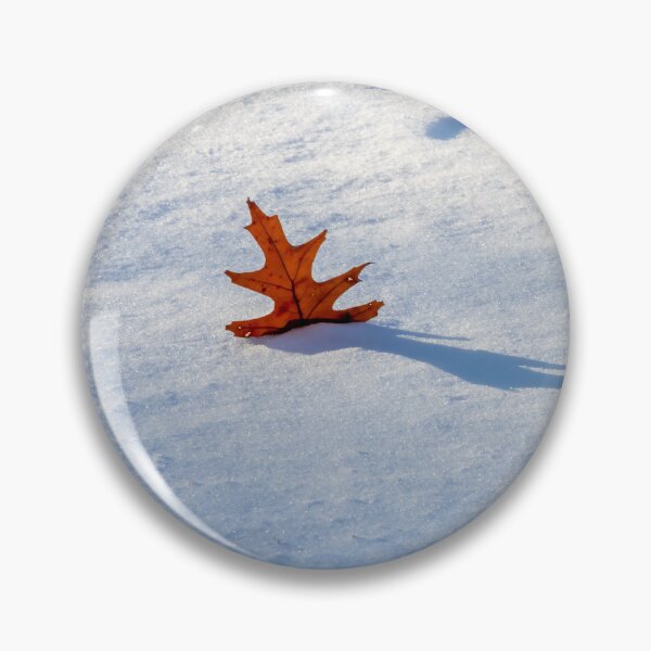 Item preview, Solitary Leaf on Snow at Mount Pleasant Cemetery, Toronto designed and sold by jrtwynam.