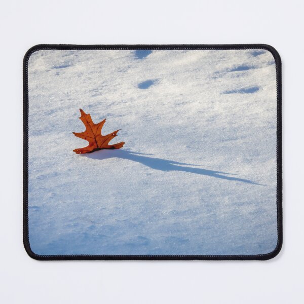 Item preview, Solitary Leaf on Snow at Mount Pleasant Cemetery, Toronto designed and sold by jrtwynam.