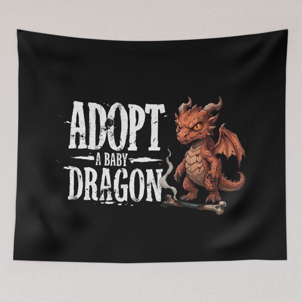Item preview, Adopta una criatura RPG de fantasía dragón bebé designed and sold by Fenay Designs.