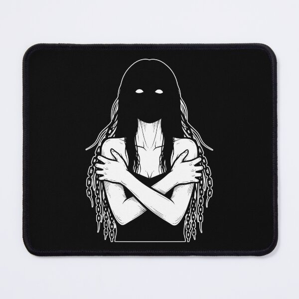Item preview, Shadowed Face Dark Lady Spooky Gothic Art designed and sold by 14blast.