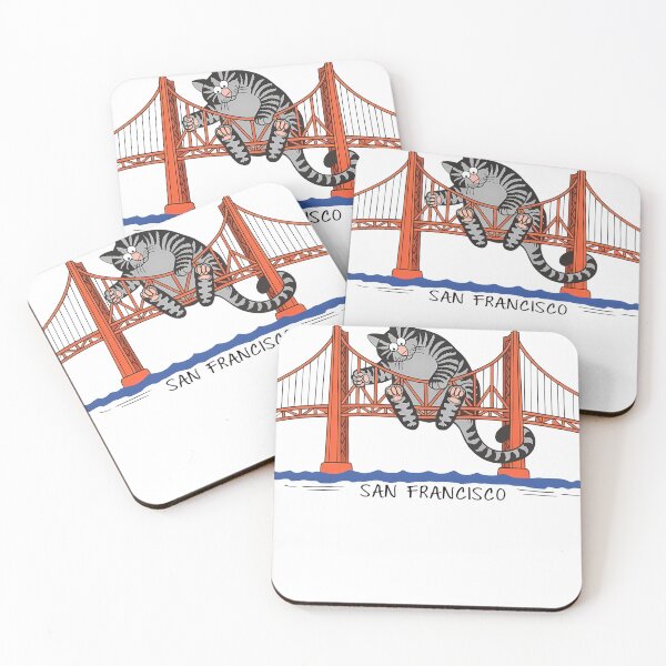 Item preview, Ryan Gosling Cat Golden Gate Bridge Cat designed and sold by AlvinObrien.