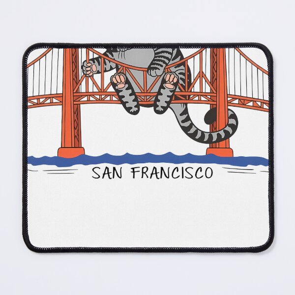 Item preview, Ryan Gosling Cat Golden Gate Bridge Cat designed and sold by AlvinObrien.