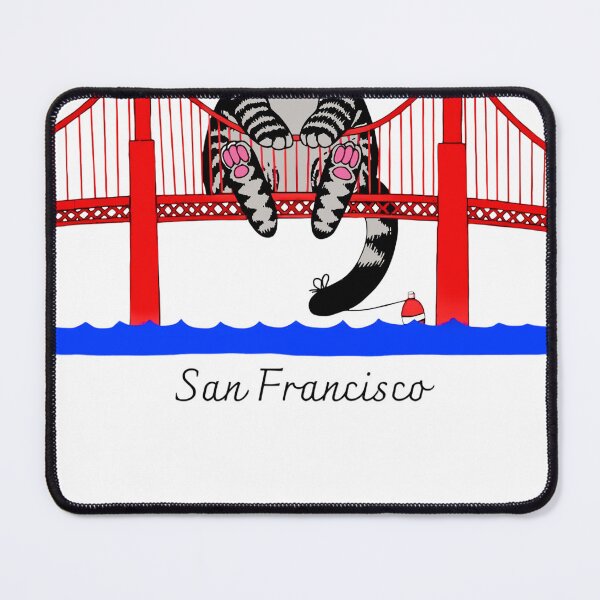 Item preview, Ryan Gosling Cat Golden Gate Bridge Cat Lover designed and sold by AlvinObrien.