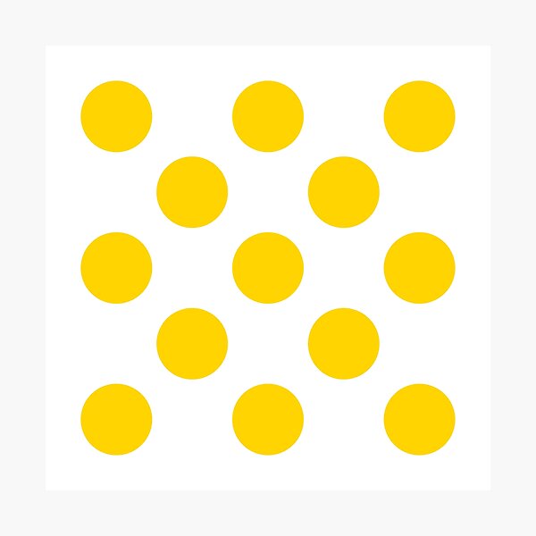 Item preview, Yellow Polka Dots designed and sold by Sonia Pascual Izquierdo.