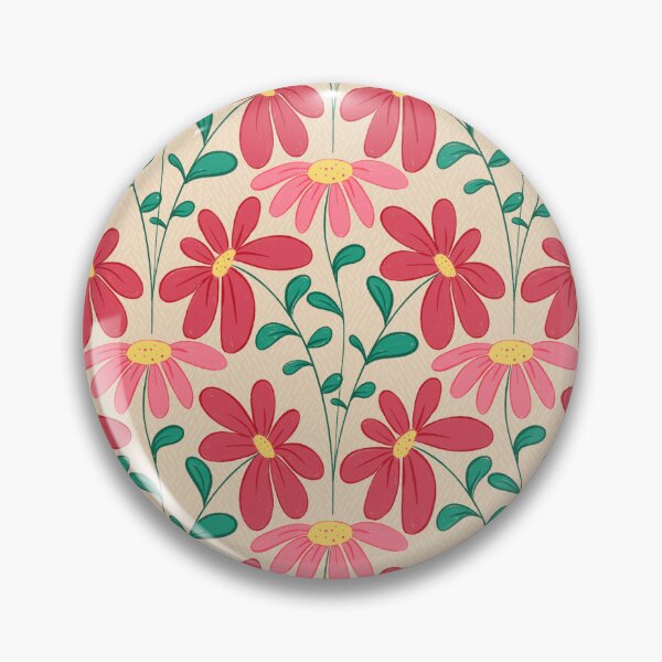 Item preview, Fanny Florals - Red designed and sold by Nicole Dawn Design.
