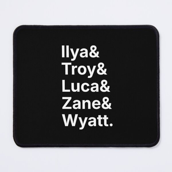 Item preview, Ottawa Centaurs team - Heated Rivalry, The Long Game - Ilya, Troy, Luca, Zane, Wyatt - Ilya Rozanov, Troy Barrett, Luca Haas, Zane Boodram, Wyatt Hayes, Hollanov, Game Changers designed and sold by RosefinchArt.