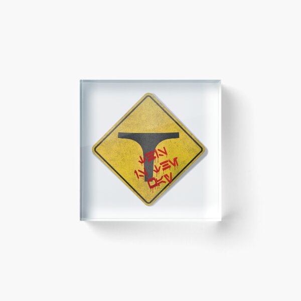 Item preview, "This is the Way" in aurebesh tag on a stylized t-intersection road sign designed and sold by TheStompMonkey.