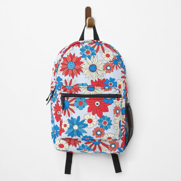 Item preview, Patriotic Floral Garden - Red White and Blue Independence Day Illustration designed and sold by DafneDStudio.