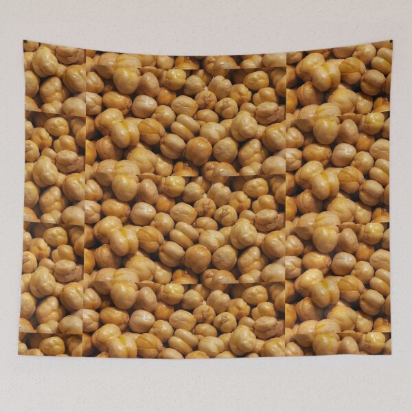 Item preview, Roasted Chickpea Texture | Garbanzo Beans All-Over Print | Food Macro Photography designed and sold by SergioMiklos.