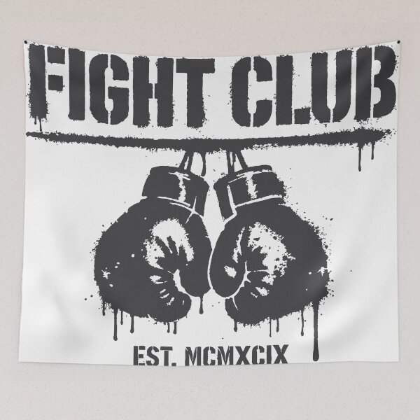Item preview, Fight Club Boxing Gloves Stencil Spray Paint Street Art Military Font Bold Design designed and sold by Dejbar.