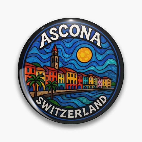 Artikelvorschau, Ascona, Schweiz, abgefahren entworfen und verkauft von TomFrontierArt.