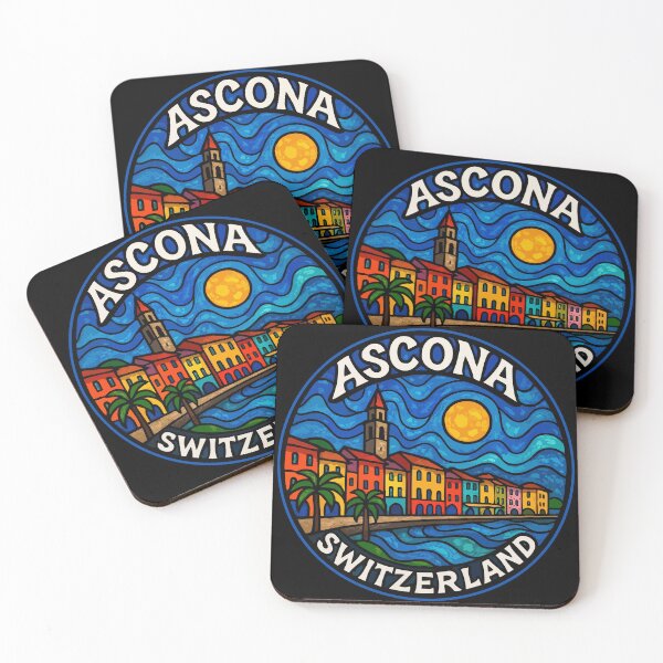 Item preview, Ascona Switzerland Trippy  designed and sold by TomFrontierArt.