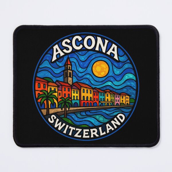 Item preview, Ascona Switzerland Trippy designed and sold by TomFrontierArt.