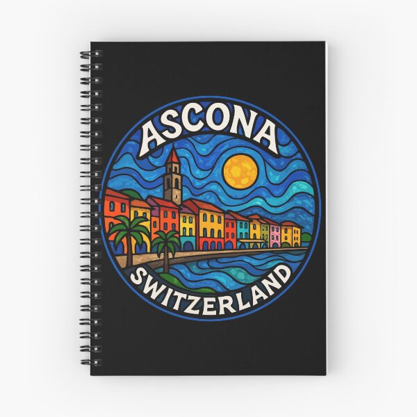 Item preview, Ascona Switzerland Trippy  designed and sold by TomFrontierArt.