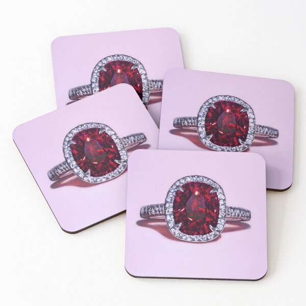 Item preview, Ruby Ring designed and sold by ElleVictoriaArt.