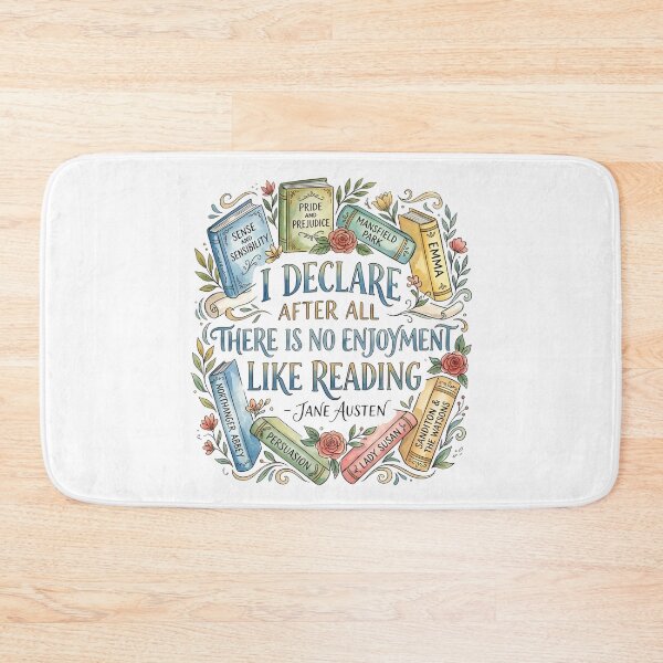 Item preview, Jane Austen I Declare After All There Is No Enjoyment Like Reading designed and sold by Fenay Designs.