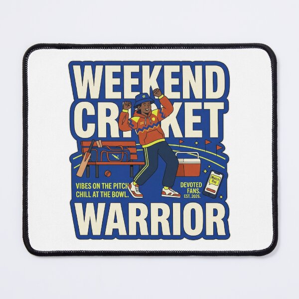 Item preview, Weekend Cricket Warrior – Funny Gen Z Cricket Lover Design | Streetwear Sports Graphic designed and sold by warlistop.