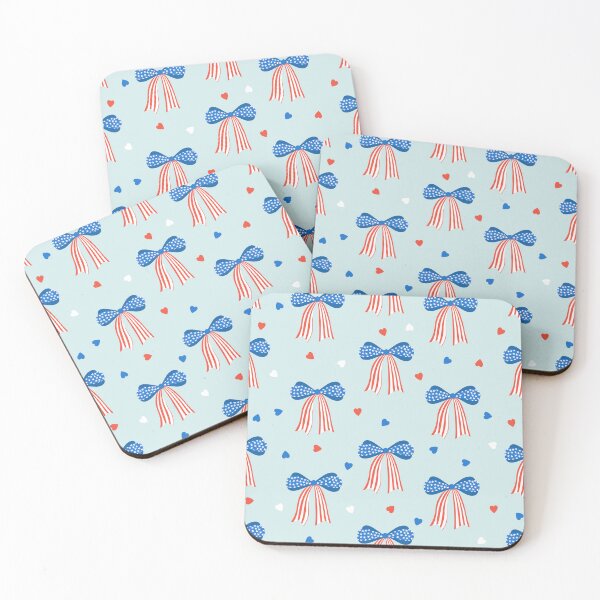 Item preview, Patriotic bows - Red White and Blue Independence Day Illustration designed and sold by DafneDStudio.