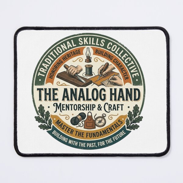 Item preview, Traditional Skills Collective - The Analog Hand Heritage Craft Logo designed and sold by FarDesign.