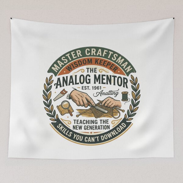 Item preview, Traditional Skills Collective - The Analog Hand Heritage Craft Logo designed and sold by FarDesign.