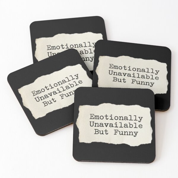 Item preview, Emotionally unavailable but funny designed and sold by 989-.