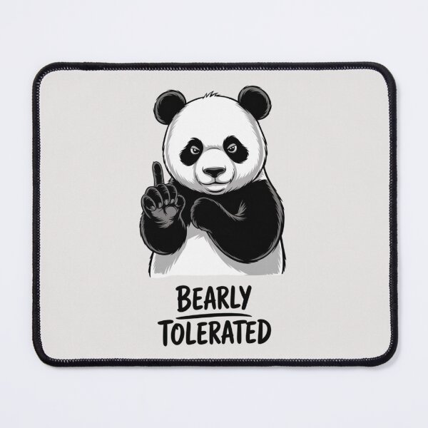 Item preview, Panda - Bearly tolerated designed and sold by 123ks.