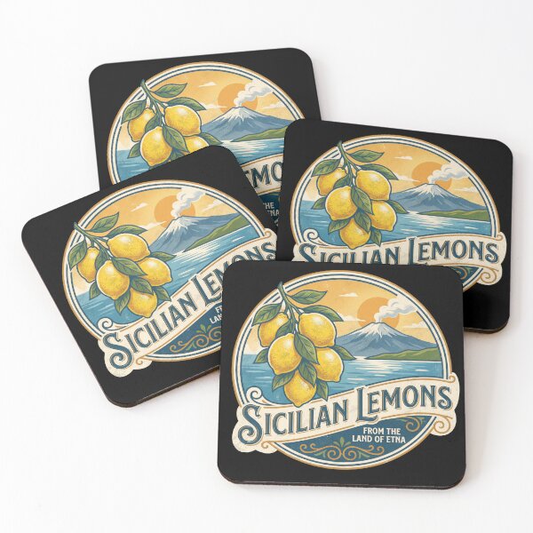 Item preview, Sicilian Lemons Vintage Travel Poster Italy Citrus Retro designed and sold by Milasneeze.