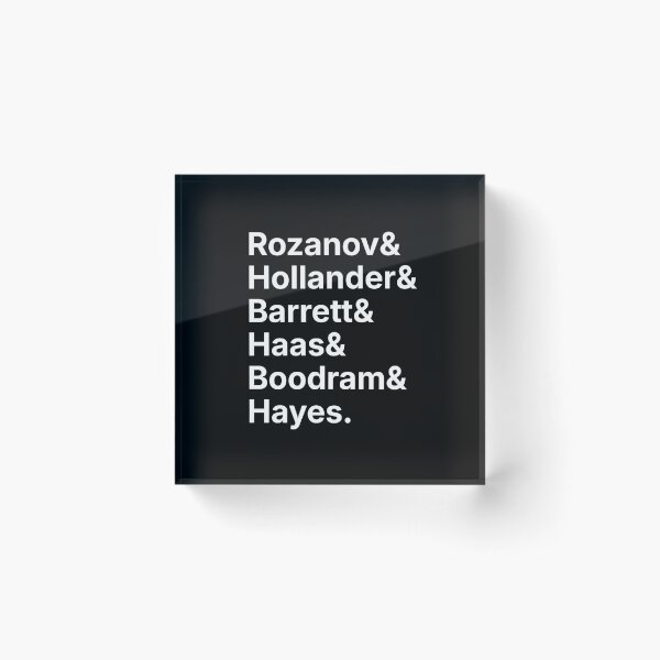 Item preview, Ottawa Centaurs team - Heated Rivalry, The Long Game - Ilya Rozanov, Shane Hollander, Troy Barrett, Luca Haas, Zane Boodram, Wyatt Hayes, Hollanov, Game Changers, hockey romance designed and sold by RosefinchArt.