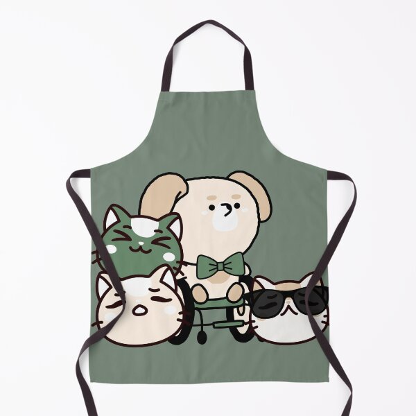 Item preview, Dog in Wheelchair with Joyful Cat Friends designed and sold by Kanniax.