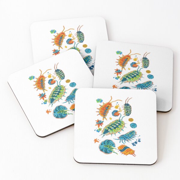 Item preview, Psychedelic Isopod Party – Vibrant Crustacean Art designed and sold by UrbnState.