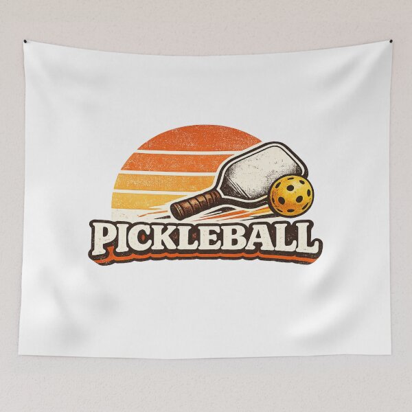 Item preview, Retro Pickleball Shirt – Vintage Sunset Gift for Pickleball Players designed and sold by Pickleball-Gift.