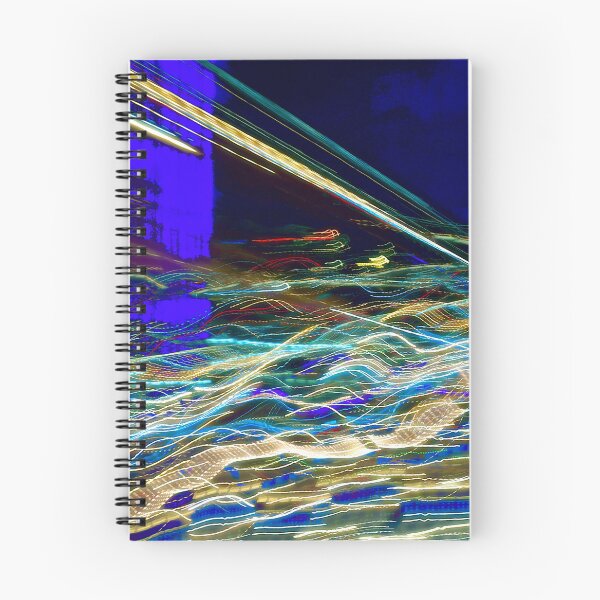 Item preview, ICM Colorful Movement photo in Rotterdam  cityscape  Print designed and sold by Jonnekesart.