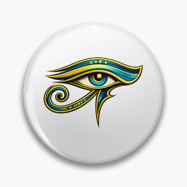 Item preview, Eye of Horus – Ancient Egyptian Amulet Protection Symbol Art Gold Aesthetic designed and sold by GulfSignature.