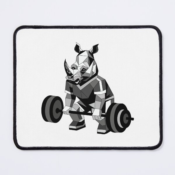 Item preview, Rhino Squatting with Barbell designed and sold by MORRAx.
