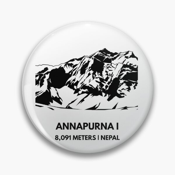 Item preview, Annapurna I Summit - Goddess of the Harvest Minimalist Silhouette designed and sold by Path&Peak.
