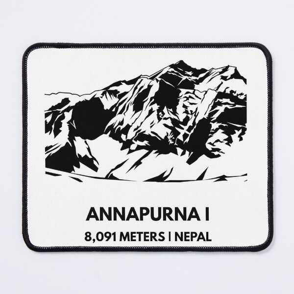 Item preview, Annapurna I Summit - Goddess of the Harvest Minimalist Silhouette designed and sold by Path&Peak.