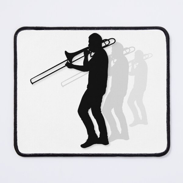 Item preview, Trombone player silhouette. designed and sold by tdimillo.