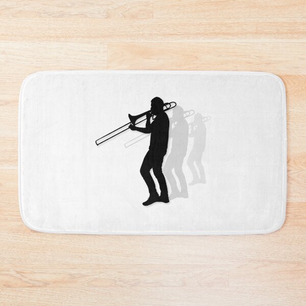 Item preview, Trombone player silhouette. designed and sold by tdimillo.