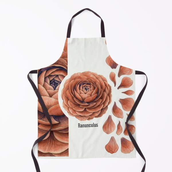 Item preview, Ranunculus Flower Illustration designed and sold by StudioNigredo.