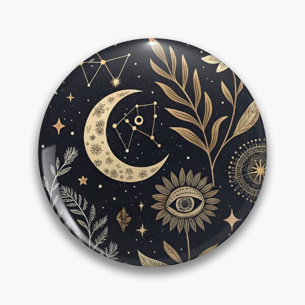 Item preview, Celestial Gold Botanical Mystery designed and sold by AOCollections.