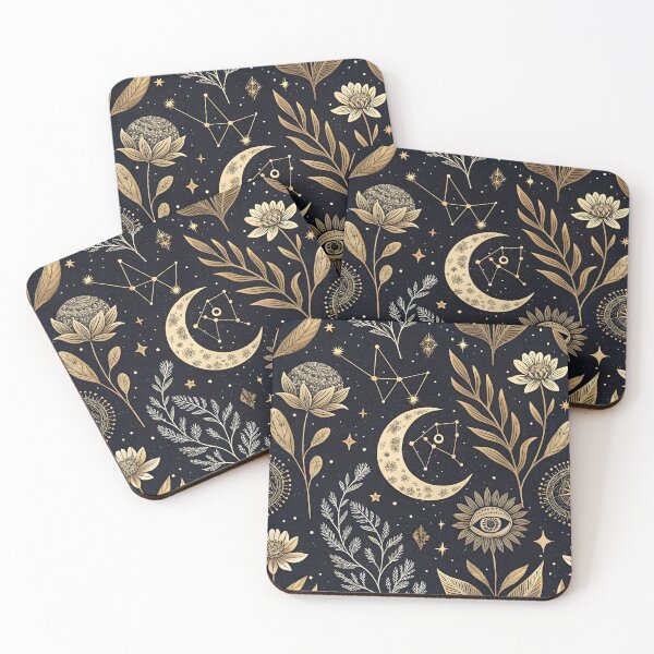 Item preview, Celestial Gold Botanical Mystery designed and sold by AOCollections.