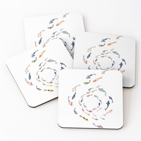 Item preview, Infinite Flow – Swirling Koi Fish Pond designed and sold by UrbnState.